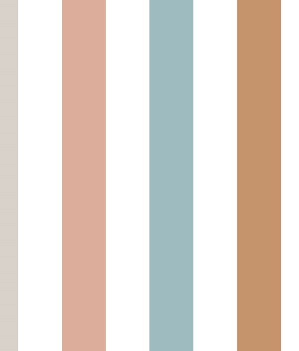 Dekornik, tapet Retro Stripes Multi