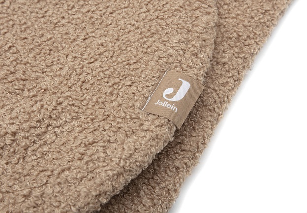 Jollein, omlott babywrap åkpåse Bear boucle, biscuit - Image 5