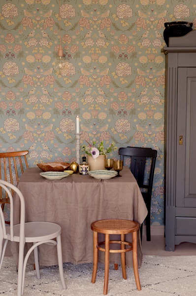 Majvillan, tapet till barnrummet June, sage green - Image 3