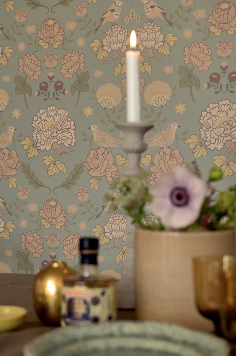 Majvillan, tapet till barnrummet June, sage green - Image 4