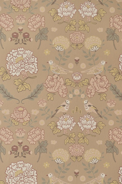 Majvillan, tapet till barnrummet June, honey beige - Image 6