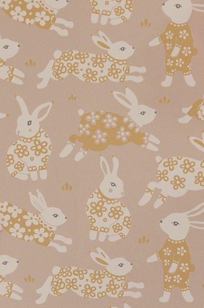 Majvillan, tapet till barnrummet Garden party, dusty blush pink - Image 7