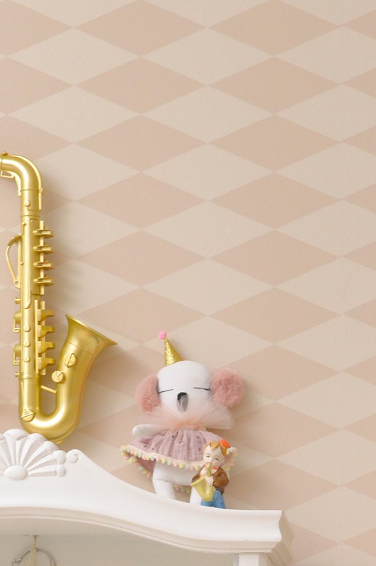 Majvillan, tapet till barnrummet Copenhagen, beige pink - Image 4