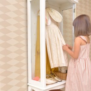 Majvillan, tapet till barnrummet Copenhagen, beige pink