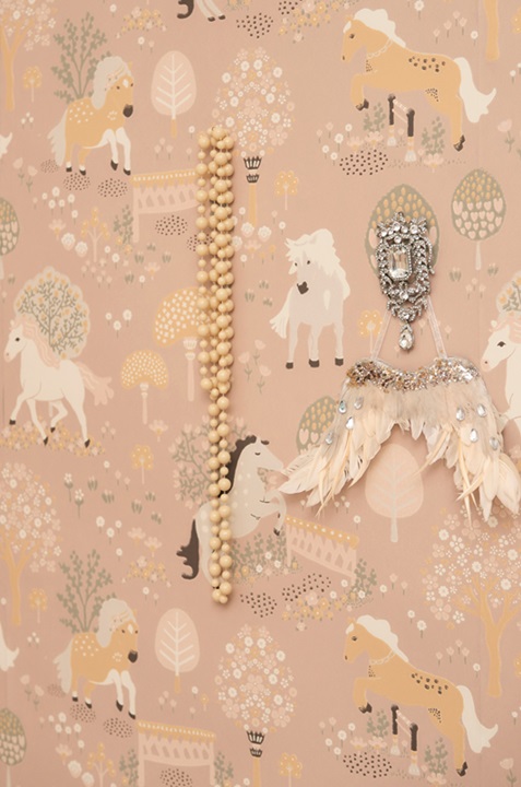 Majvillan, tapet till barnrummet My sweet pony, dreamy pink - Image 7