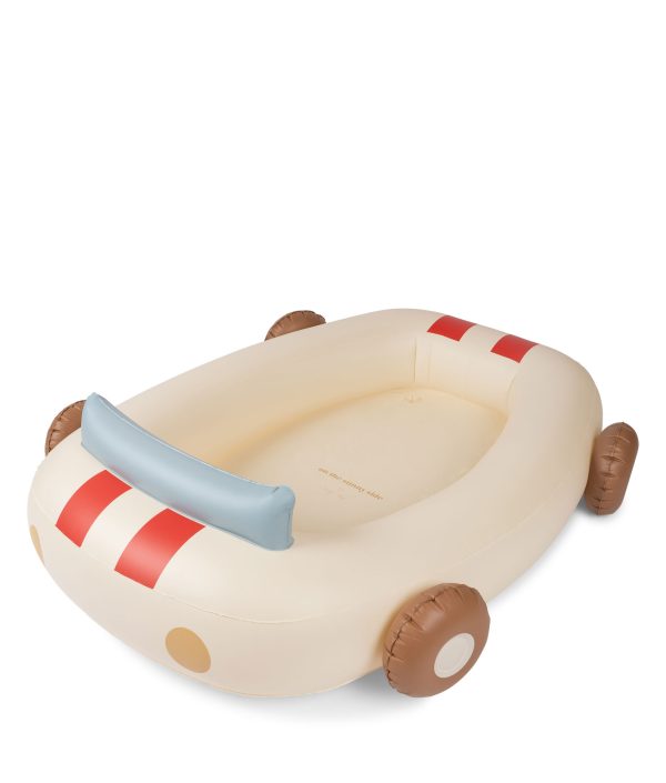 Konges Sløjd, Barnpool med solskydd, Car creme off white