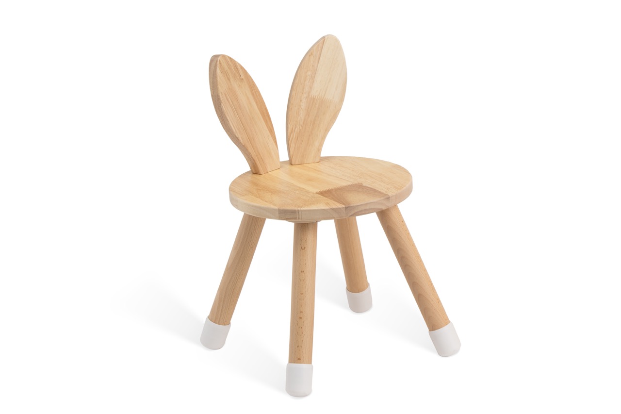Babylove- bord med 2 kaninstolar, natur - Image 8
