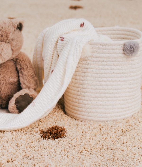 Babylove förvaringskorg till barnrummet (creme)