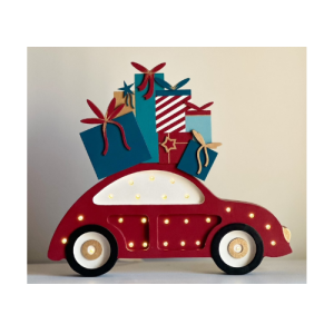 Little Lights, Nattlampa till barnrummet, Beetle mini red christmas