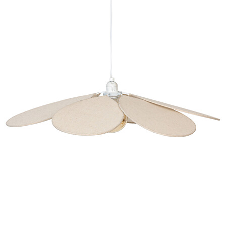 Beige taklampa till barnrummet