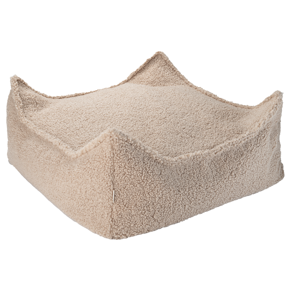The Beanbag Ottoman i teddytyg - fotpall puff till saccosäckar - Image 13