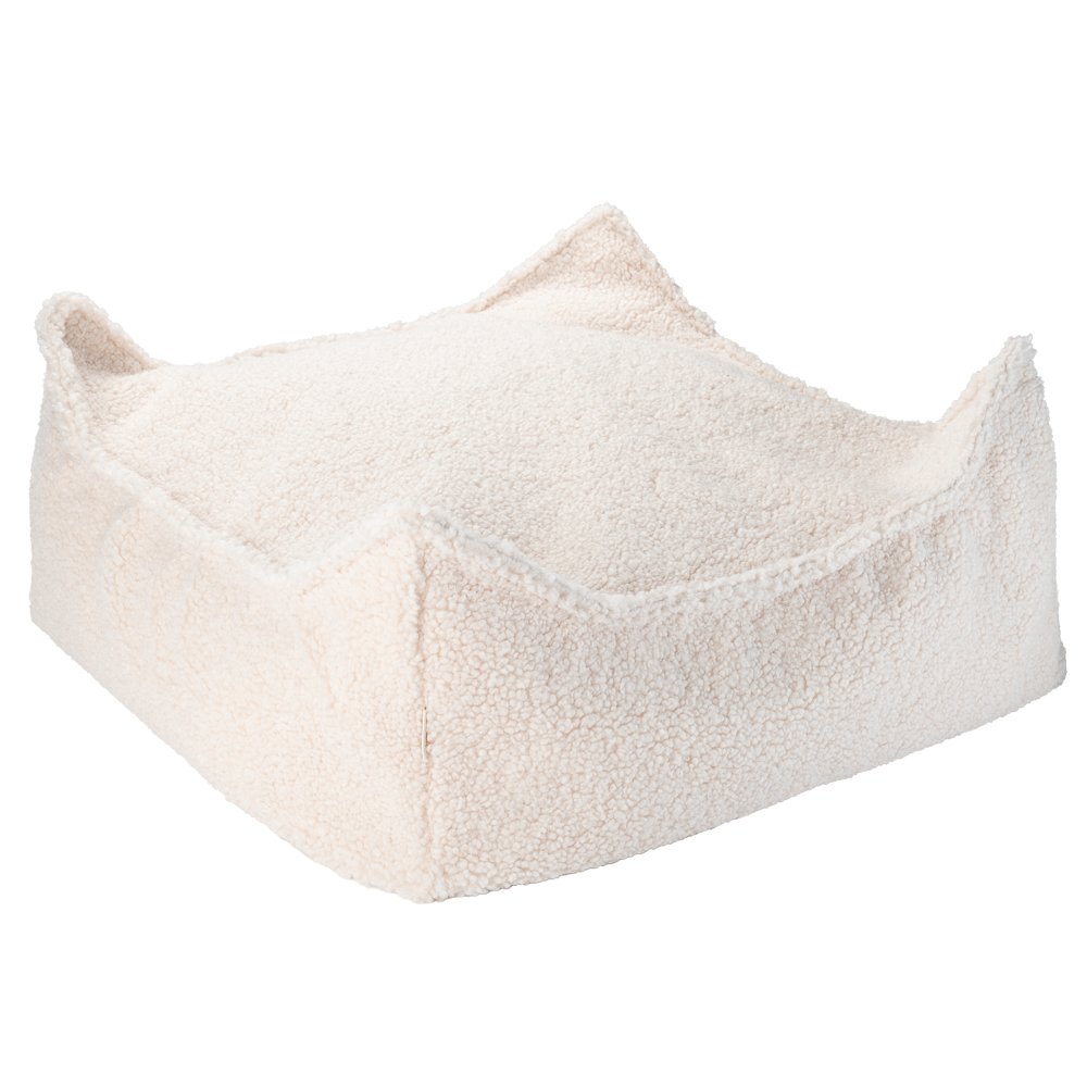 The Beanbag Ottoman i teddytyg - fotpall puff till saccosäckar - Image 12