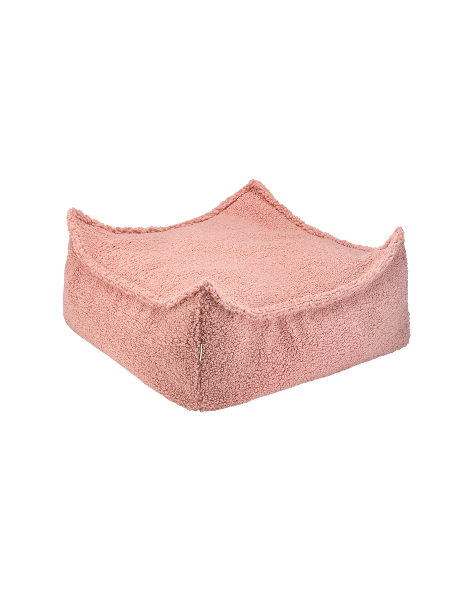 The Beanbag Ottoman i teddytyg - fotpall puff till saccosäckar - Image 14