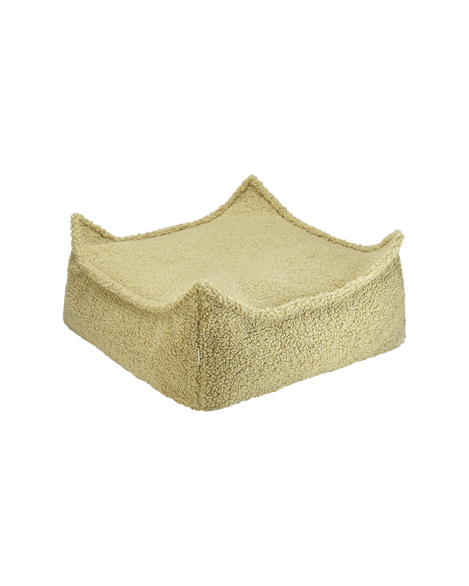 The Beanbag Ottoman i teddytyg - fotpall puff till saccosäckar - Image 15