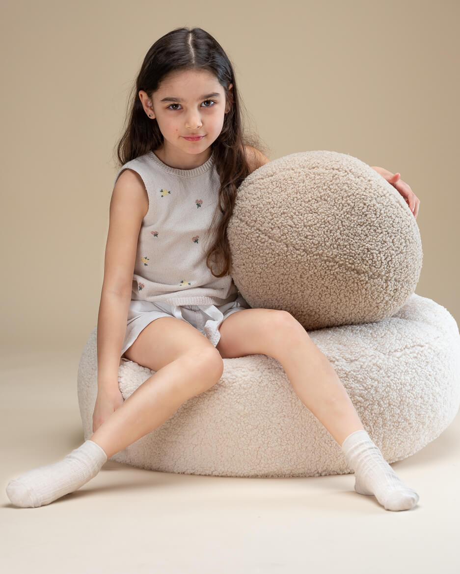 The Ottoman i teddytyg - Puff till barnrummet - Image 3