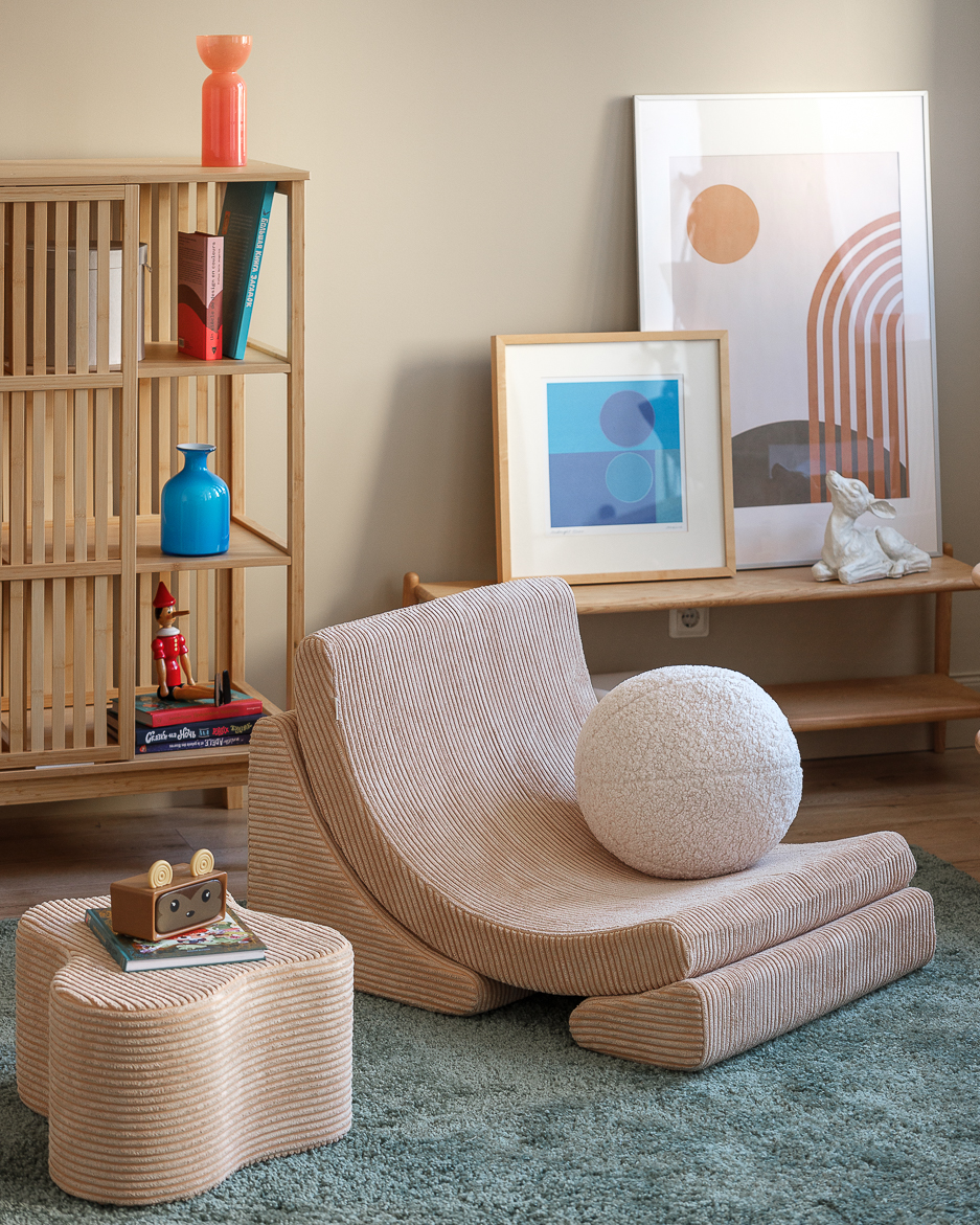 The Cloud Ottoman - Moln puff i manchestertyg - Image 6