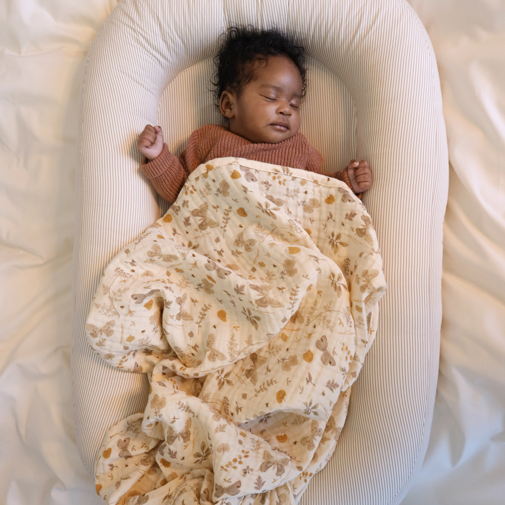 Cam Cam, Babynest - OCS - Klassiska ränder kamel - Image 3