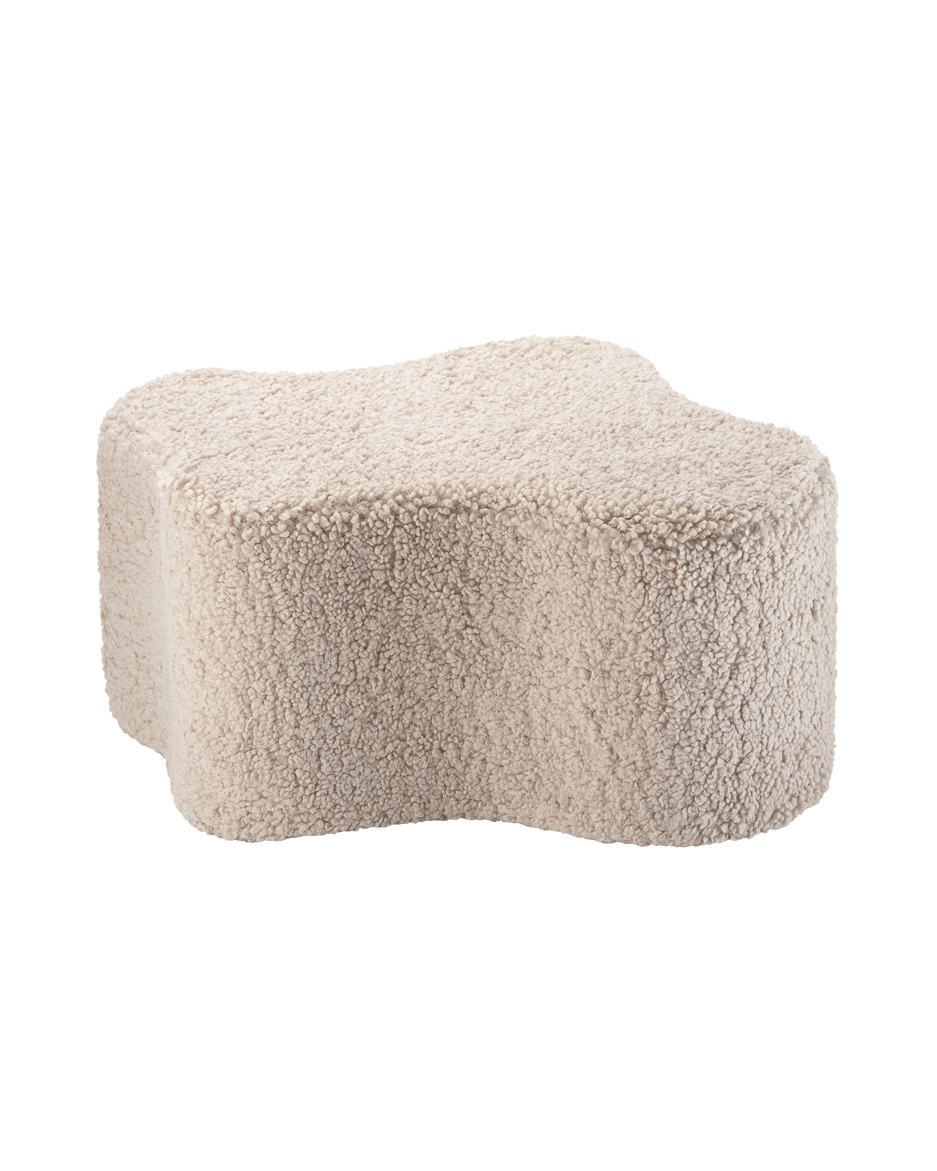 The Cloud Ottoman i teddytyg - Moln Puff till barnrummet - Image 9