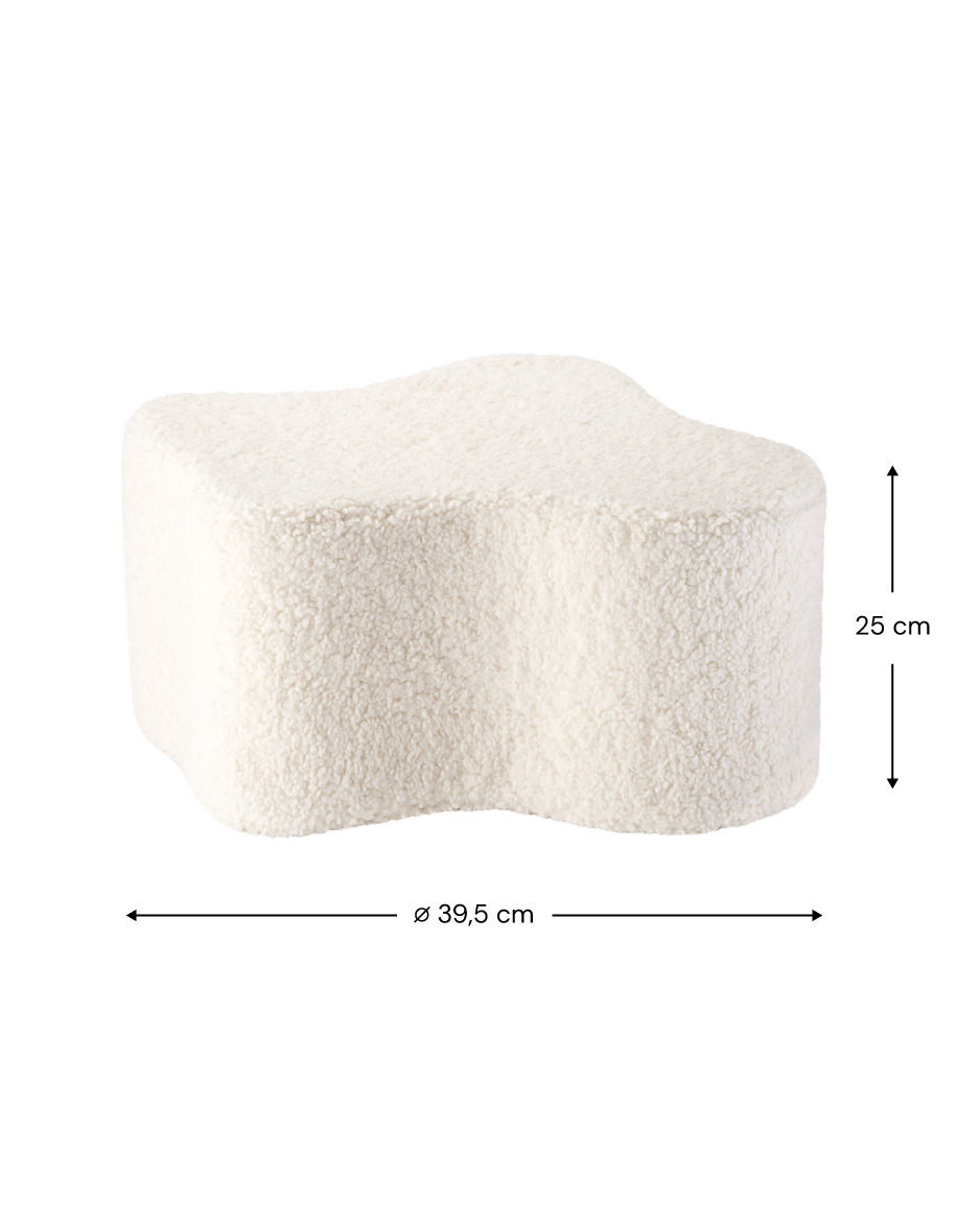 The Cloud Ottoman i teddytyg - Moln Puff till barnrummet - Image 11