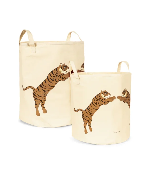Konges Slöjd Förvaringspåsar 2-pack - Tiger