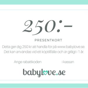 Presentkort 250 kr
