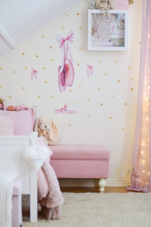 Dekornik, Gold Ballerina, Veggklistremerke sett