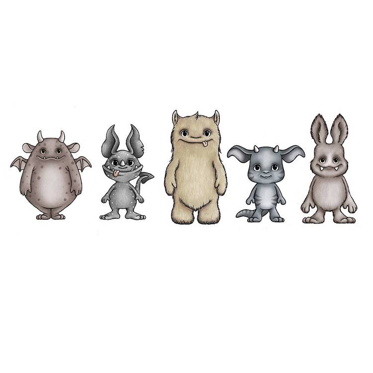 Monster venner veggklistremerker, Stickstay