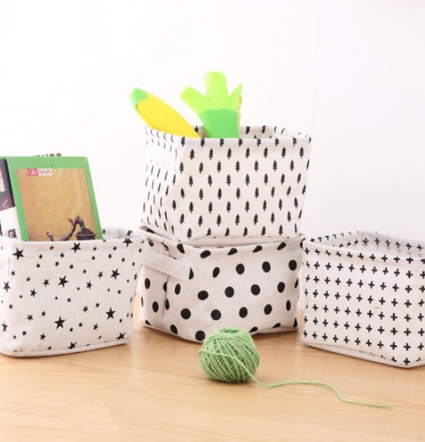 Liten förvaringskorg stjärnor