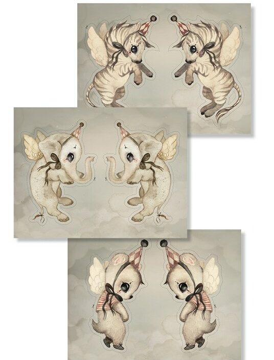 Mrs Mighetto, Paper Friends Fairground Friends