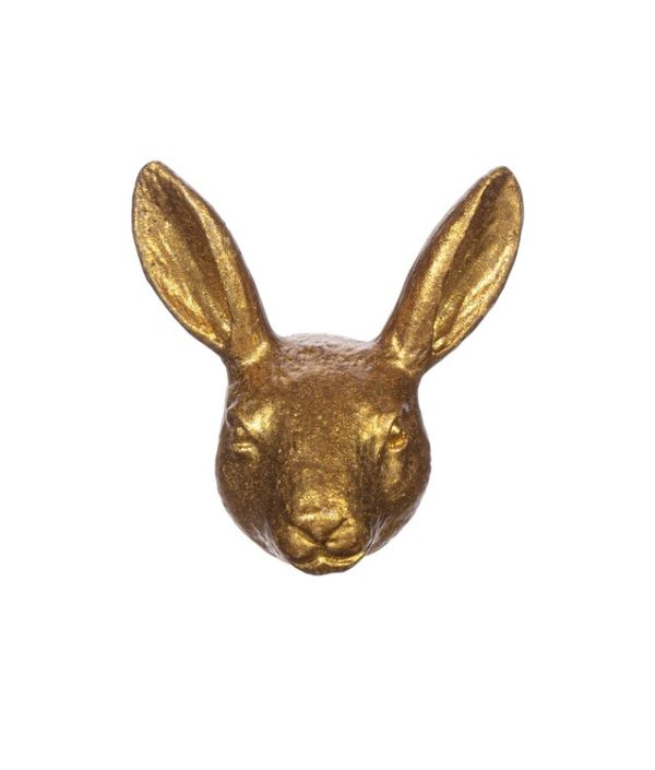 Sass & Belle, knopp guld kaninhuvud