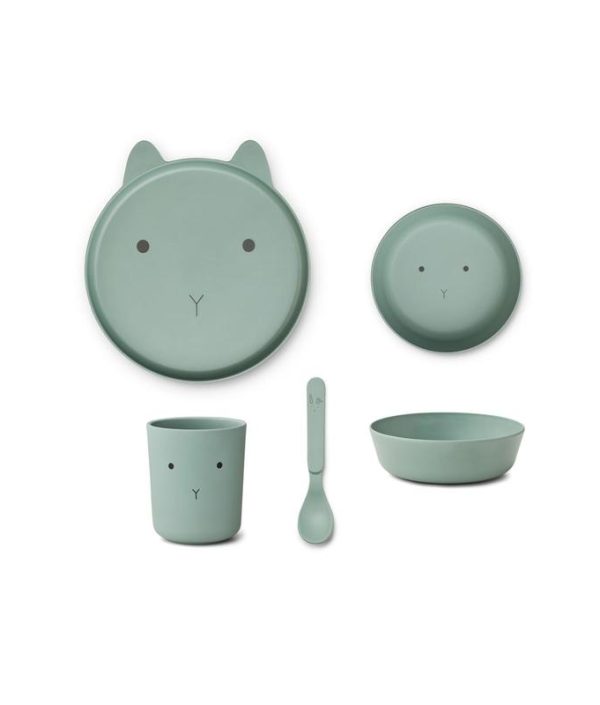 Liewood, Brody matset 4 delar, Rabbit peppermint