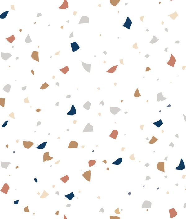 Dekornik, tapet Terazzo White