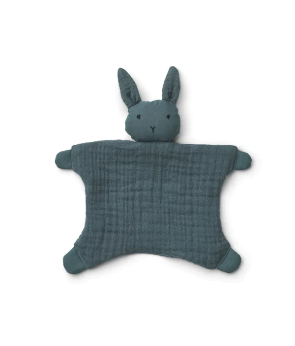 Liewood, Amaya snuttefilt, Rabbit whale blue