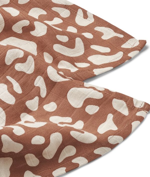 Liewood, Lewis snuttefilt 2-pack, Mega leo tuscany rose