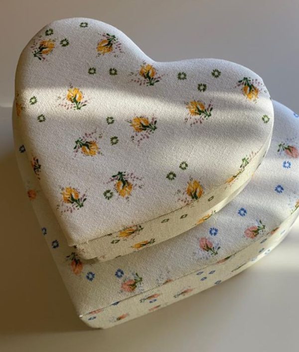 Konges Sløjd, förvaringslådor heart box, Brise d´ete