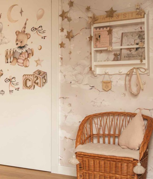 Dekornik, tapet Magic Swans Beige