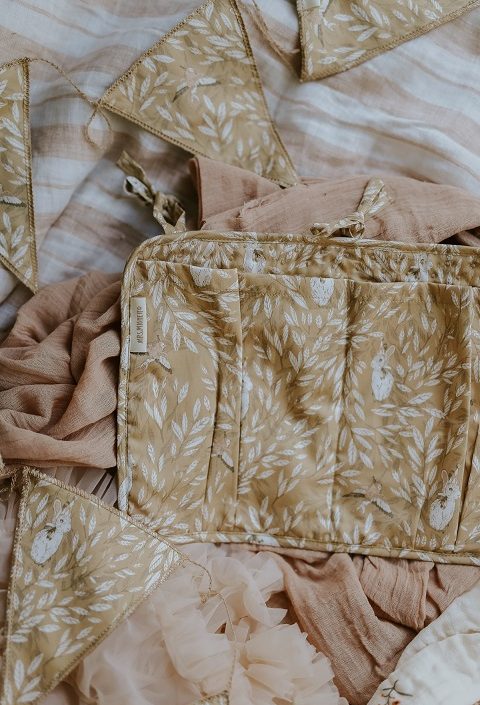 Mrs Mighetto, sängficka Misty Leaf Yellow