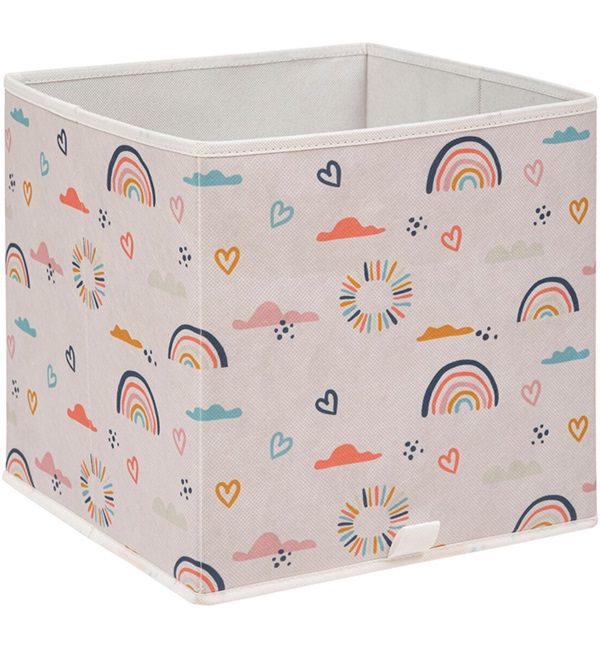 Förvaringskorg regnbåge