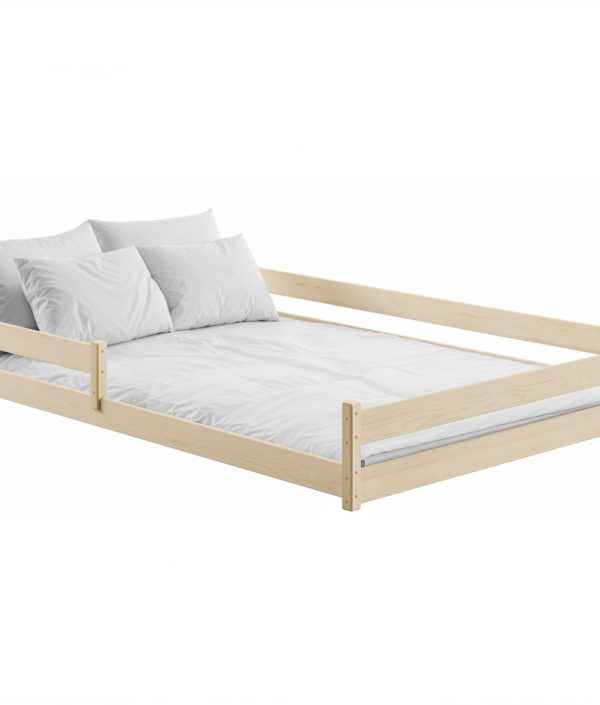 Stor juniorsäng Fiora 140x200 cm, natur