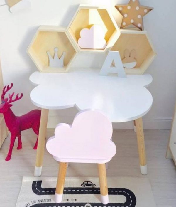 Möbelset två molnstolar, Möbelset till barnrummet