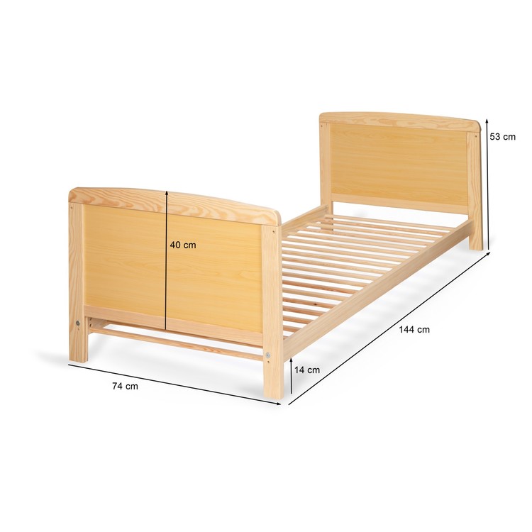 Koala natur spjälsäng/juniorsäng 2 i 1 - Bild 5