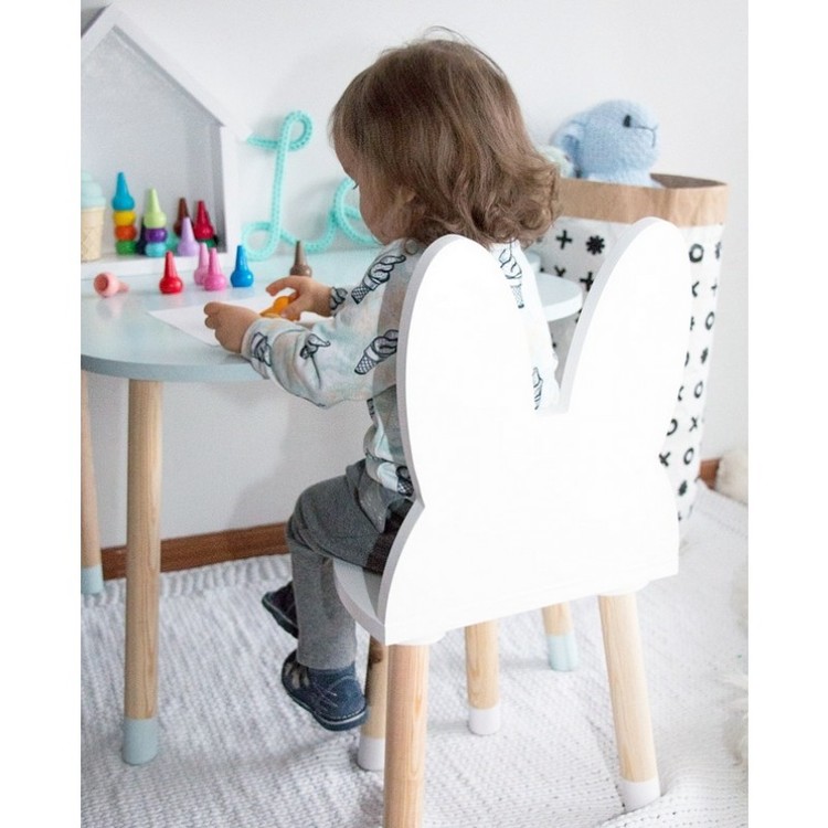 Möbelset 2 kaninstolar+ molnbord, Möbelset till barnrummet - Bild 4