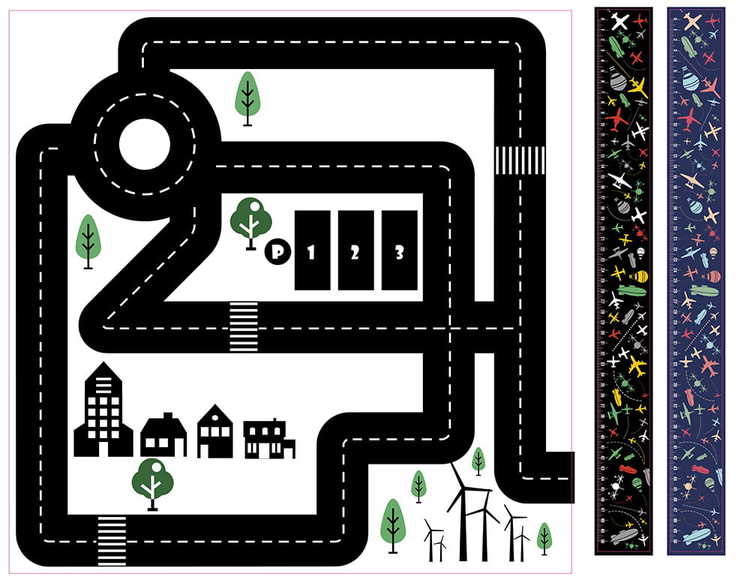 Bilbana klistermärke till Lack sidobord - defekt