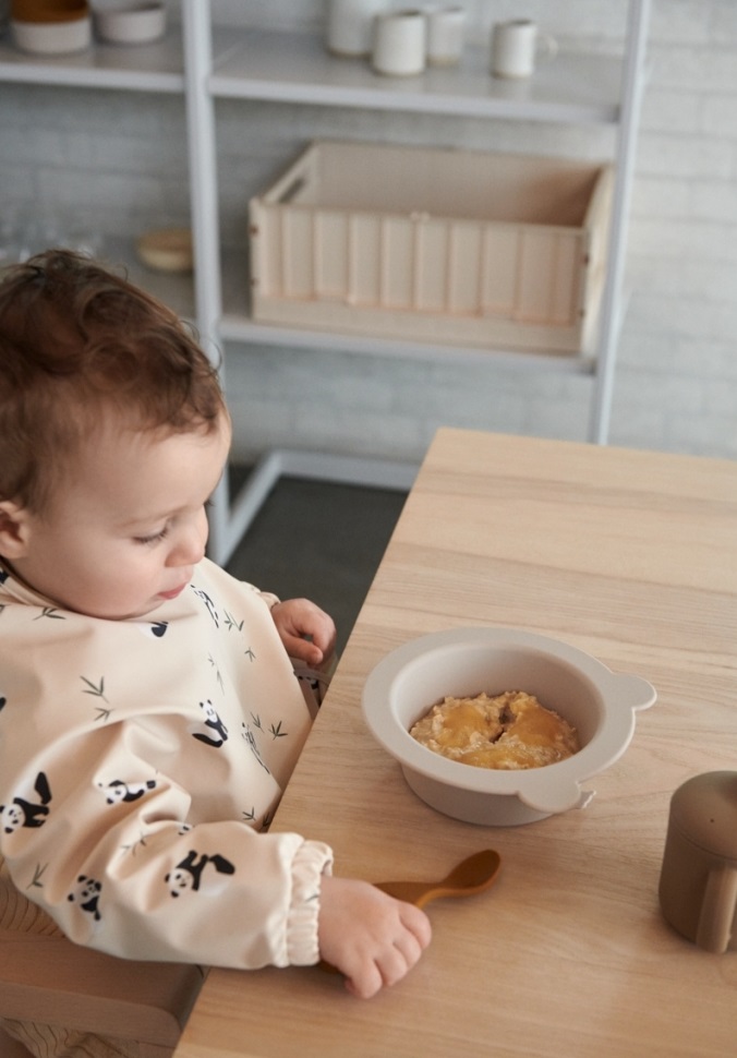 Liewood, Kali babyset matset i silikon 3 delar, Sea blue multi mix - Bild 2