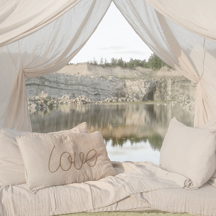 Numero 74, Bed drape sänghimmel, Stone grey - Bild 7