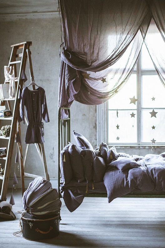 Numero 74, Bed drape sänghimmel, Stone grey - Bild 5