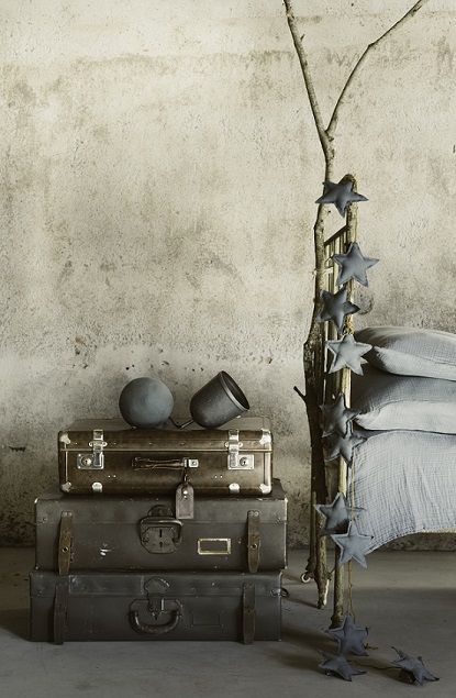 Numero 74, vimpel till barnrummet, Mini Star Silver Grey - Bild 6