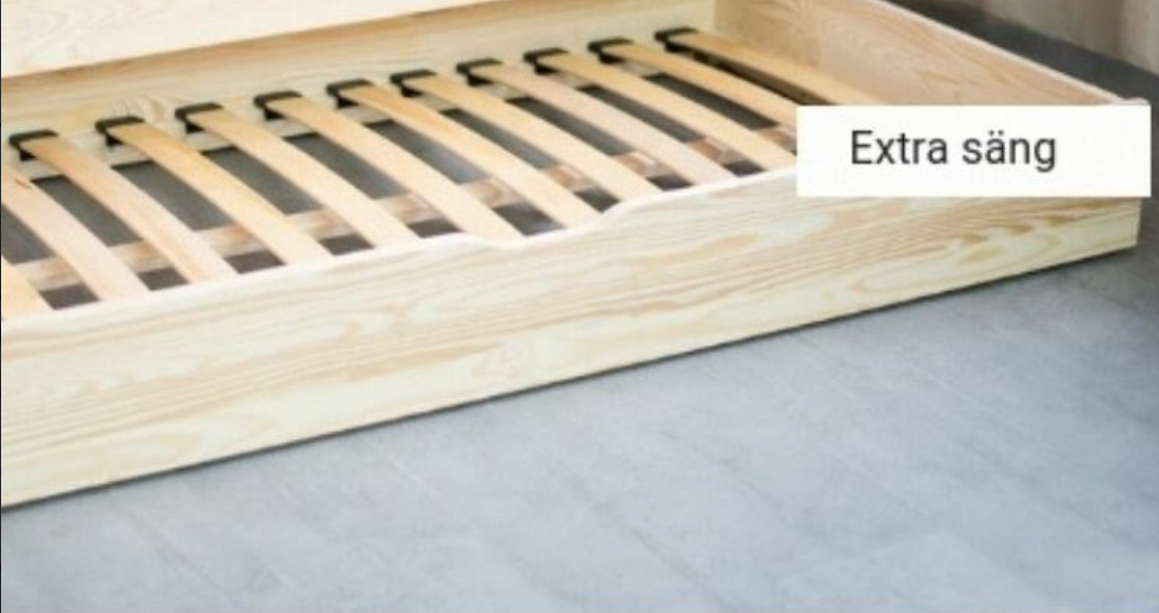 Hussäng Karla Duo vit 90x190 cm med extra säng - Bild 3