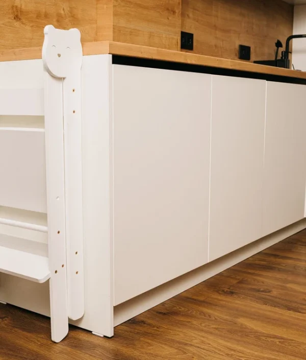 Hjälpa till pall hopfällbar, natur