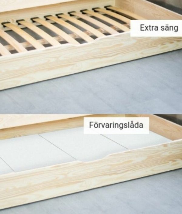 Hussäng Chloe med förvaringslåda/extrasäng